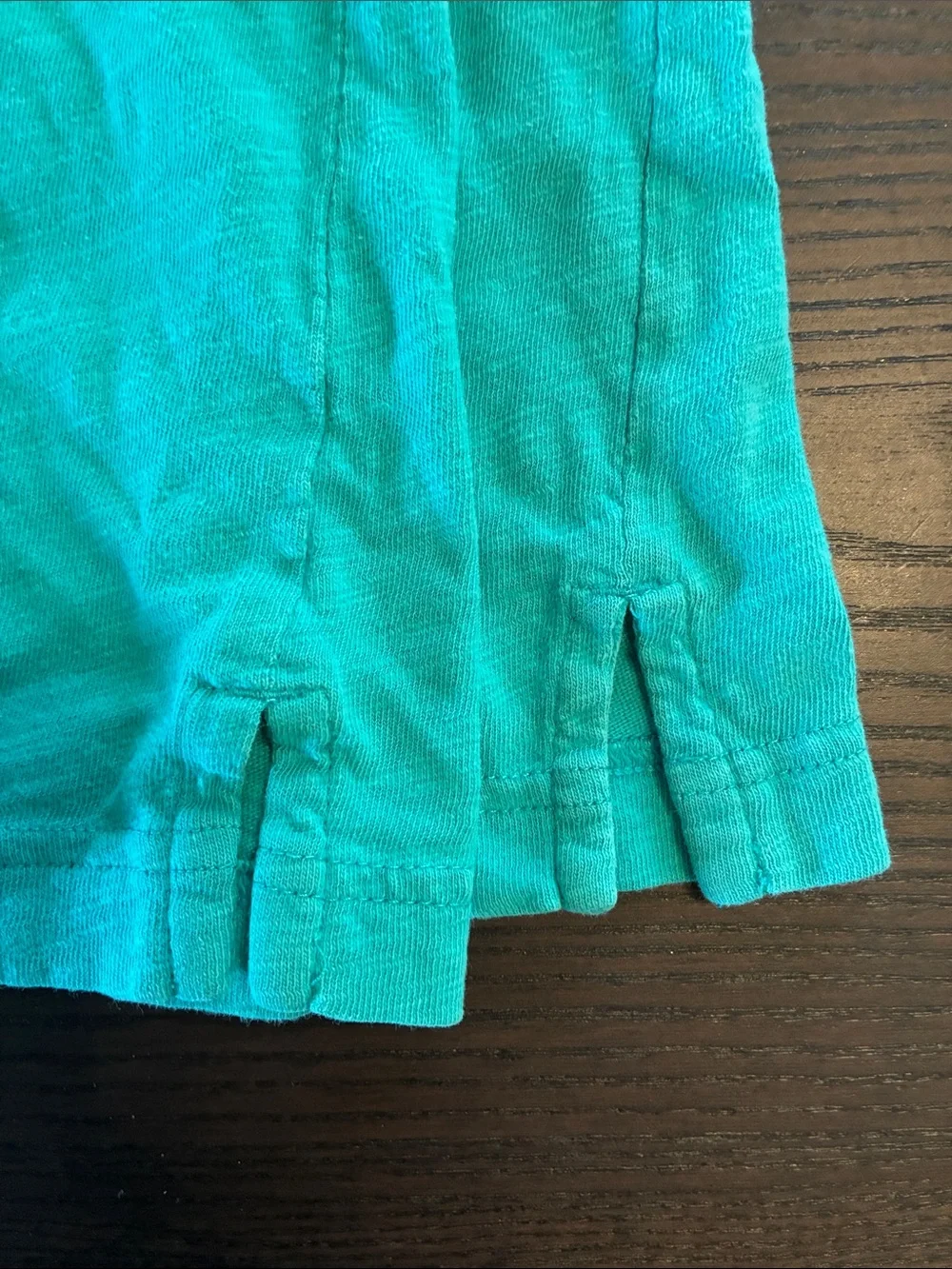Old Navy Teal Green Kids Polo with Double Chest Pockets